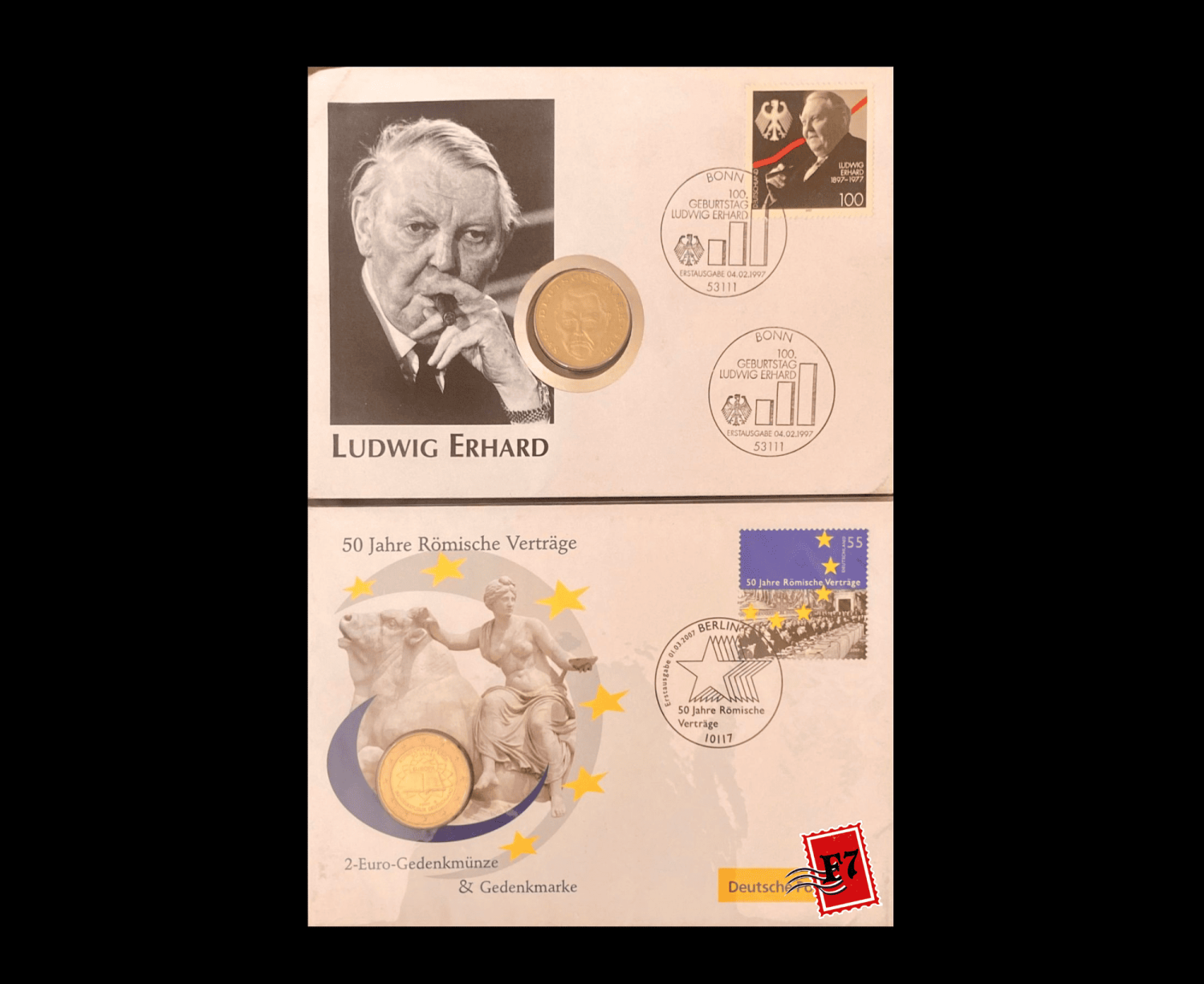 FDC WITH COIN GERMAN SET 13