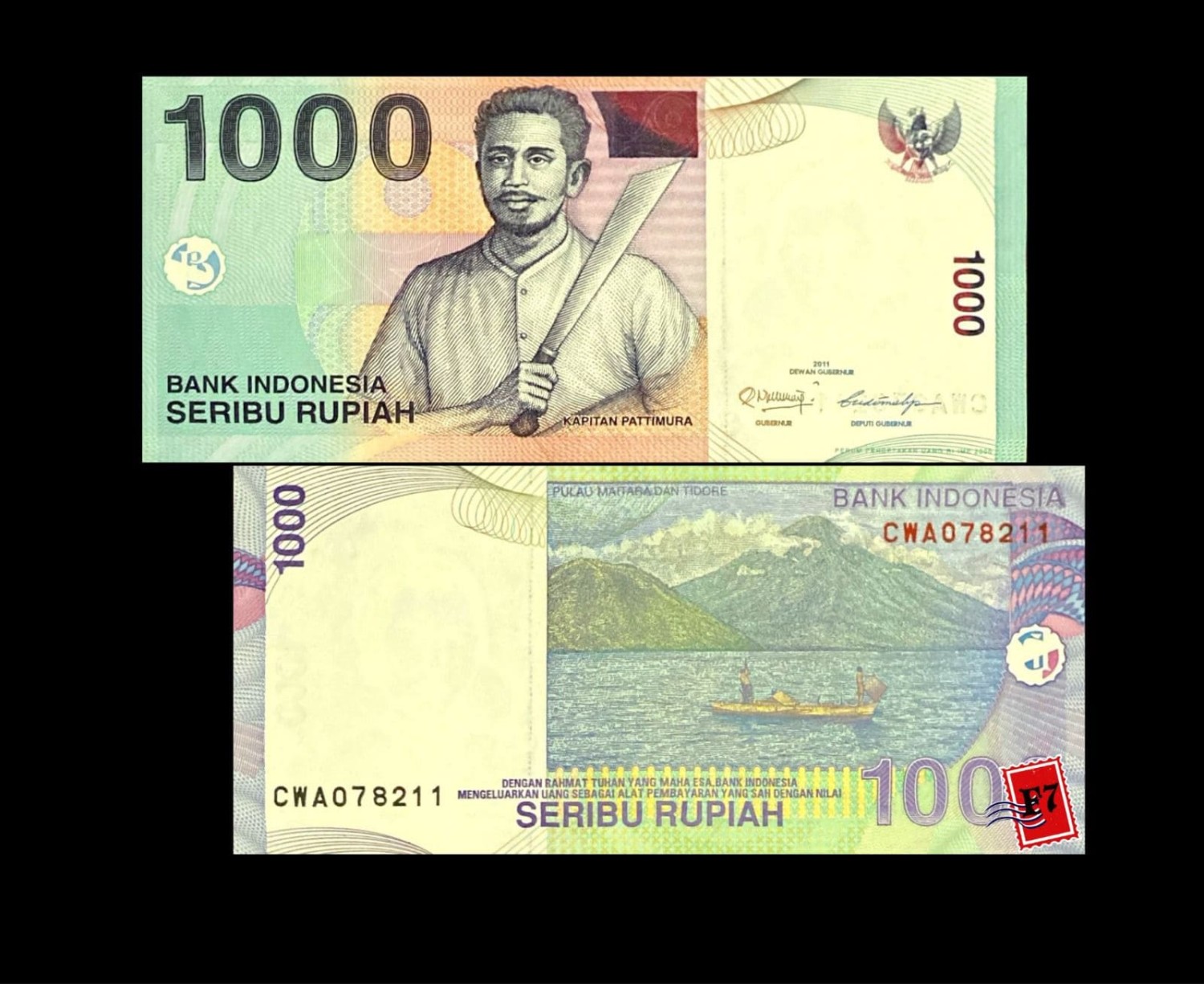 INDONESIA 1000 RUPIAH 1949