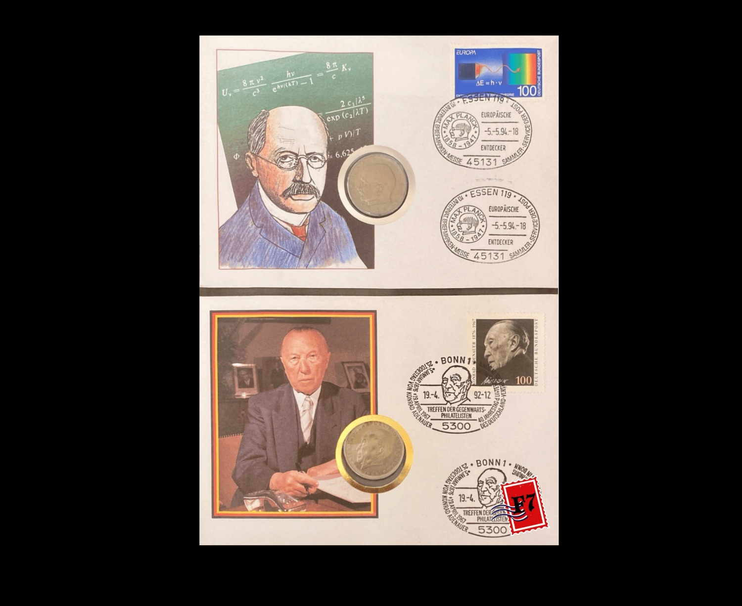 FDC WITH COIN GERMAN SET 3