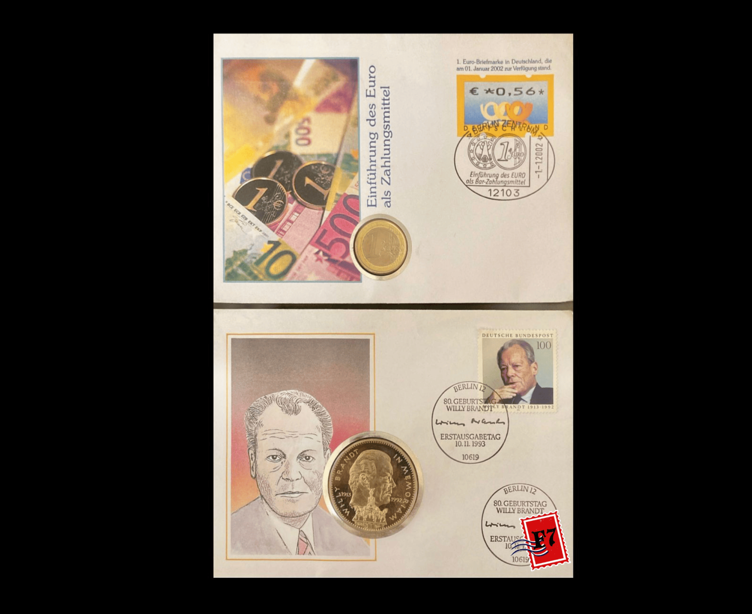 FDC WITH COIN GERMAN SET 29