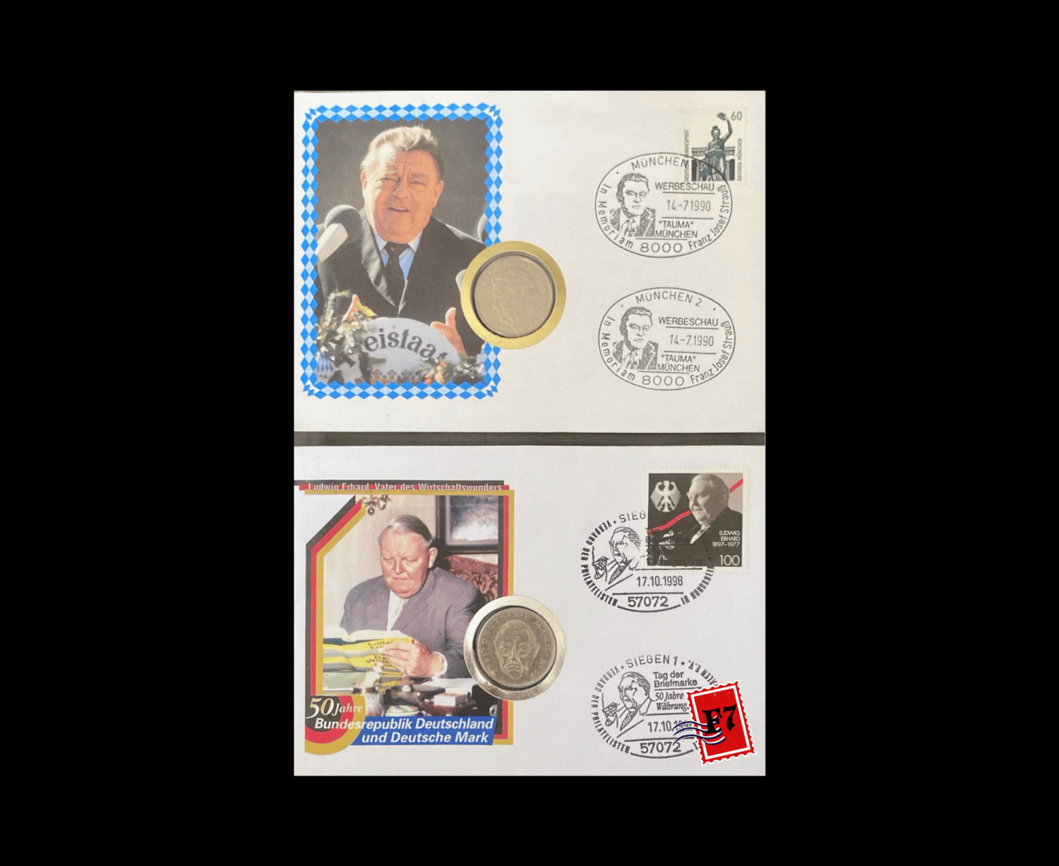 FDC WITH COIN GERMAN SET 2