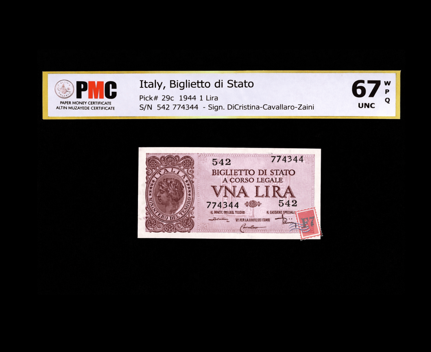 ITALY 1 LIRA 1994 PMC67