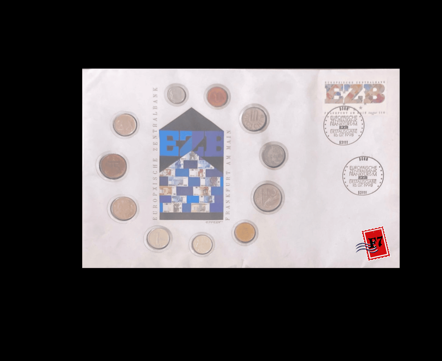 FDC WITH COIN GERMAN SET 42