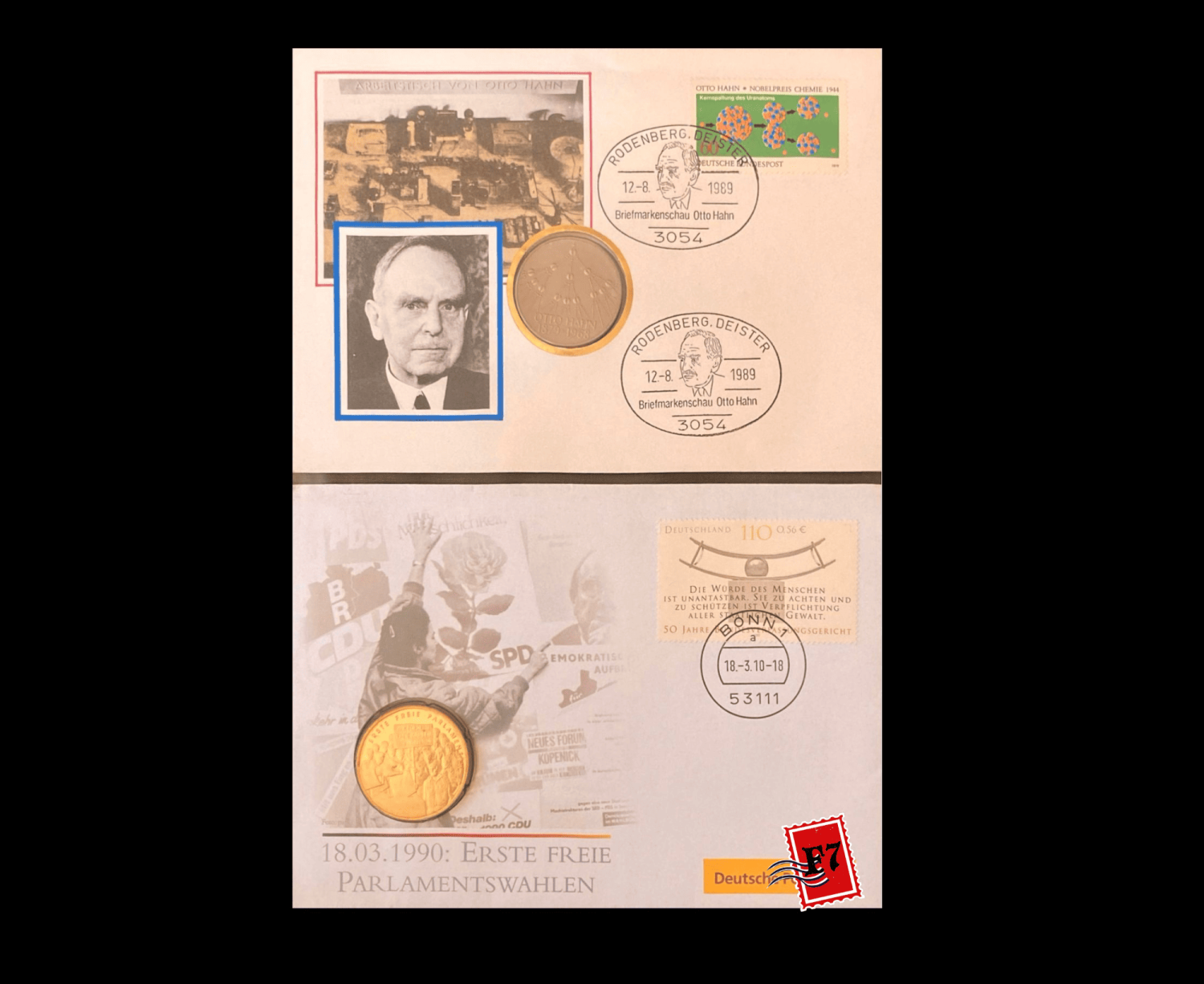 FDC WITH COIN GERMAN SET 4