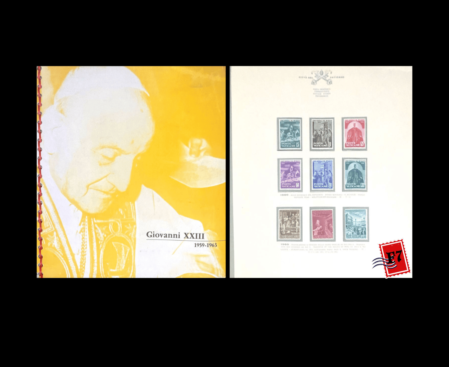 POPE JOHN XXIII (GIOVANNI XXIII) STAMP ALBUM