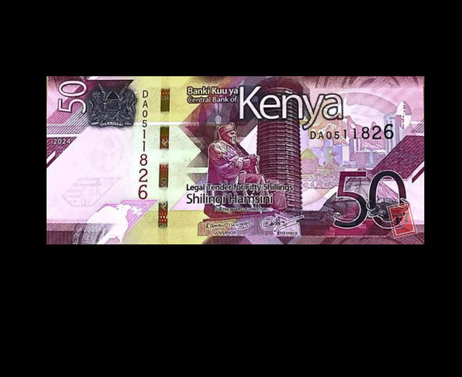 KENYA 50 SHILLINGS 2019 - 2024